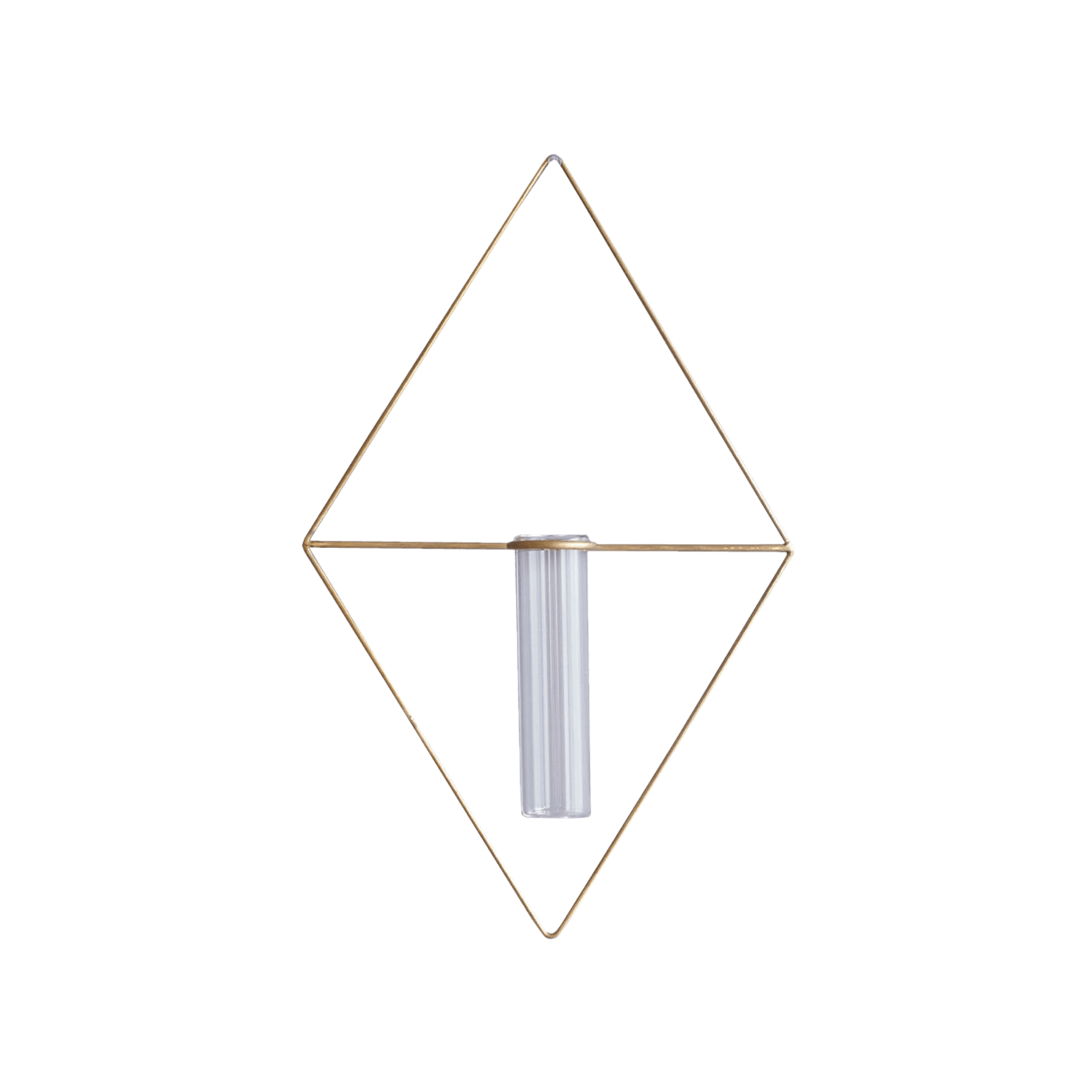 PIKE wall brass vase／Diamond