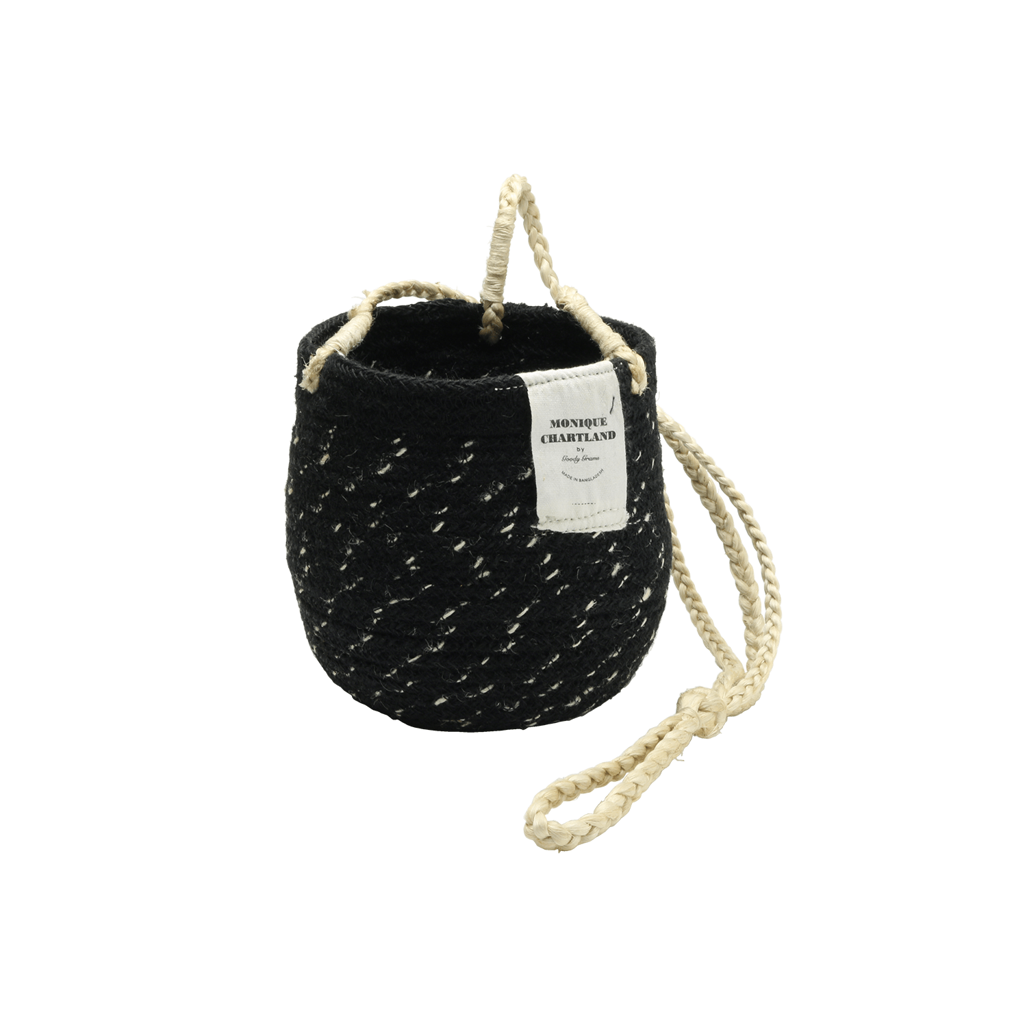 Jute Hanger Basket／Black