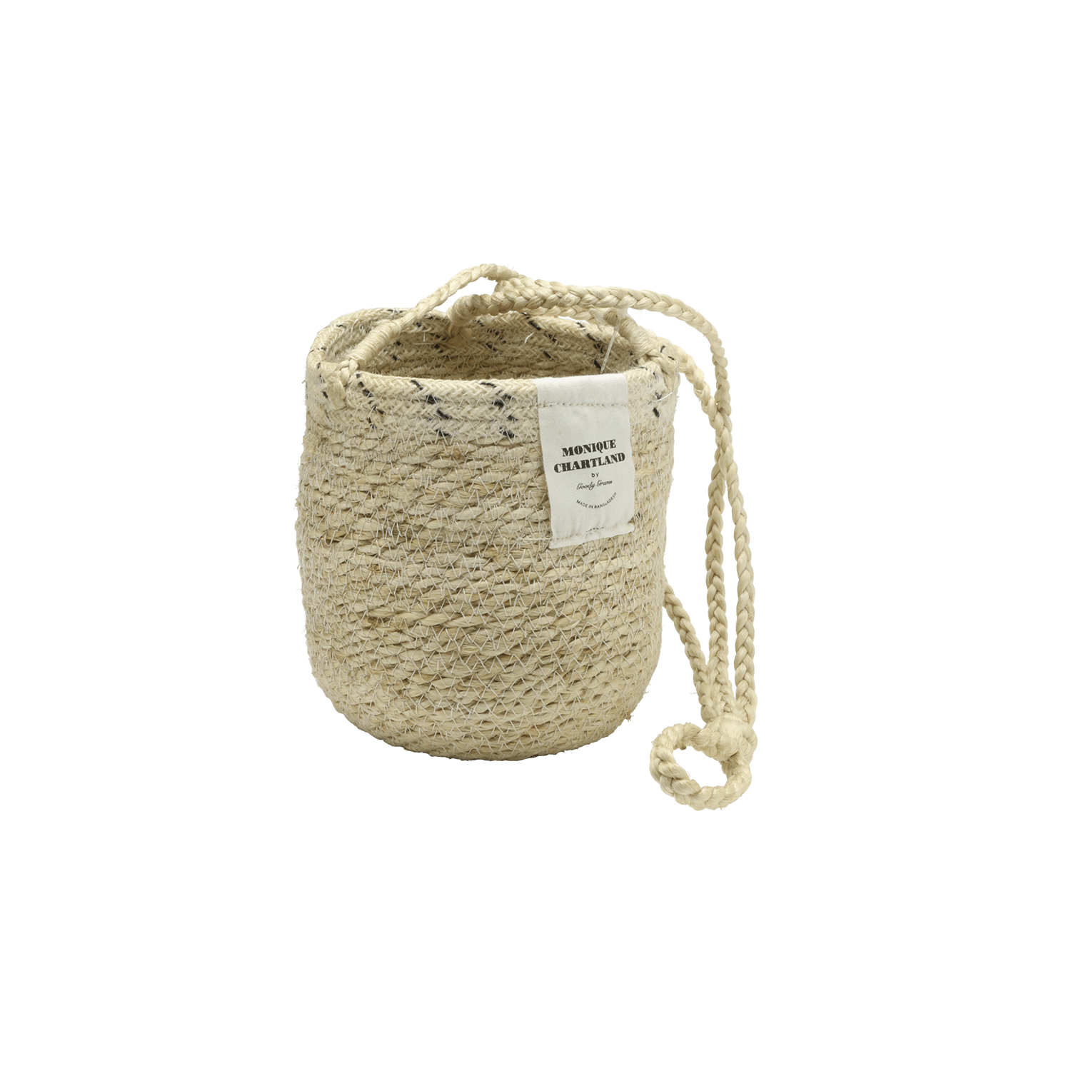 Jute Hanger Basket／White